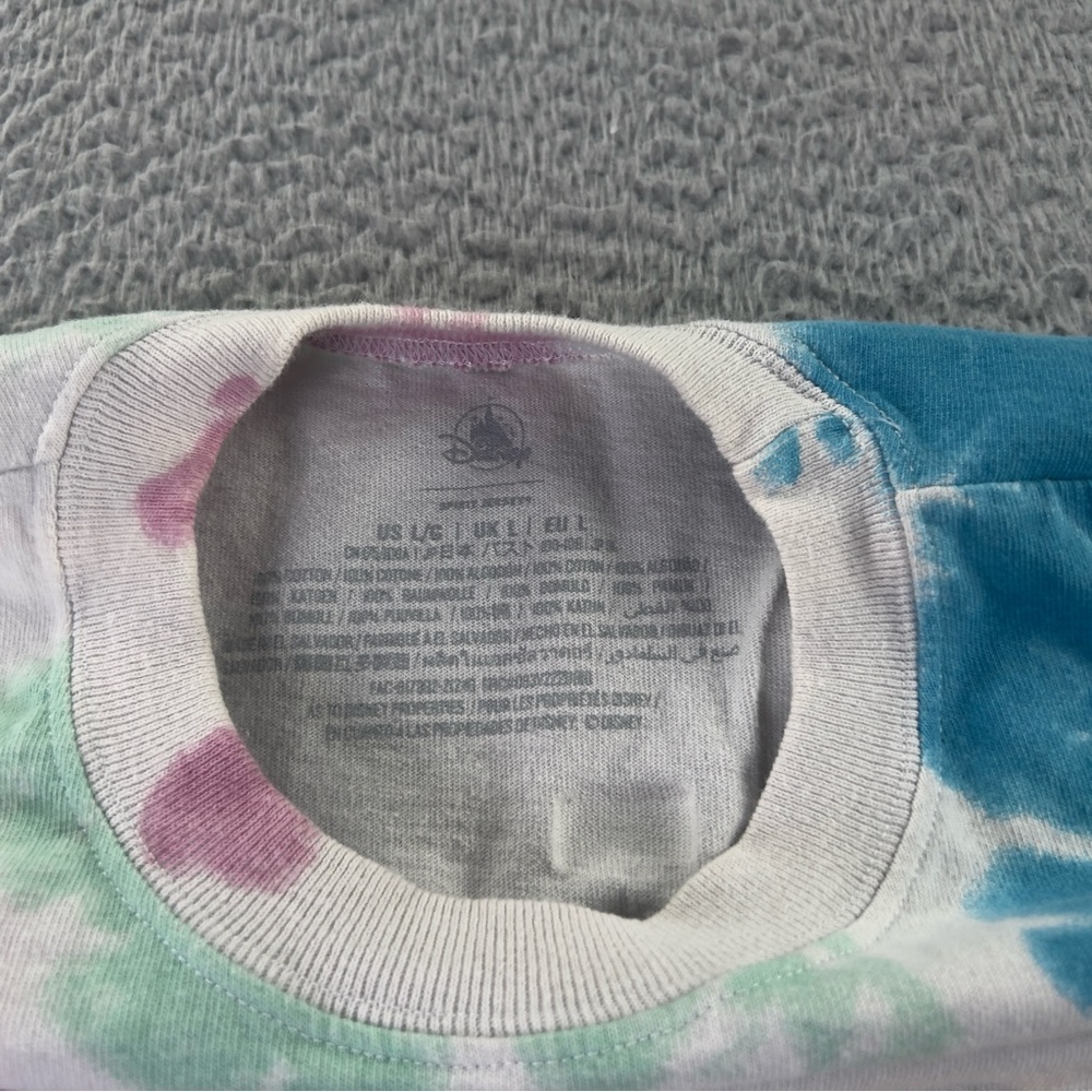Walt Disney World Spirit Jersey Adult Large Multicolor Tie Dye Mickey Unisex - Picture 7 of 9